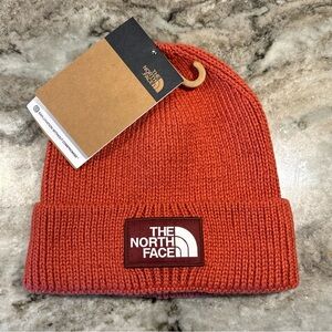 The North Face Box Logo Cuffed Beanie Winter Hat Cap Mars Dust/Somac NF0A8CHEEED
